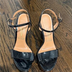 Vizzano Black Patent Heels for Women